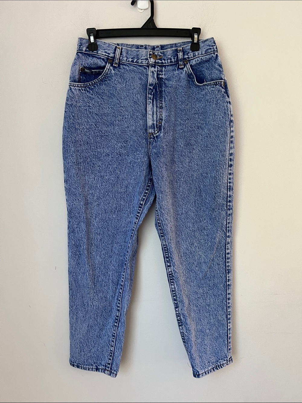 Vintage Lee Acid Wash Mom Jeans USA 29 🟨